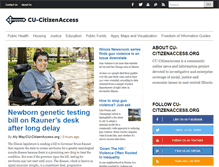 Tablet Screenshot of cu-citizenaccess.org